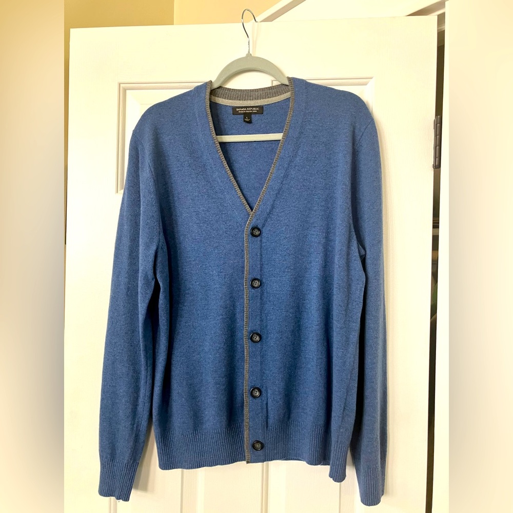 Mens Banana Republic button down cardigan